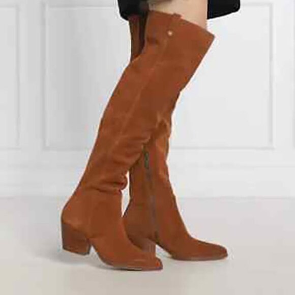 Michael Kors Harlow Western Cowboy Over Knee Boots New sz 8 M $420 NWOB New - Picture 1 of 6
